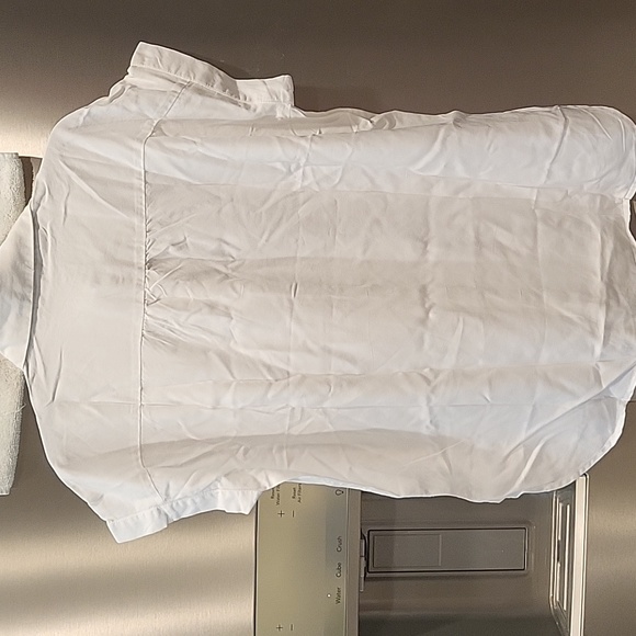 Quince Vintage Wash Button Up Camp Shirt in White - Picture 7 of 8